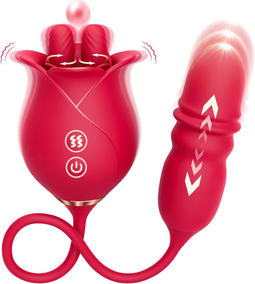 🔥Two new products will be launched in 2026 Rose Clit Licking Vibrator featuring 7 tapping vibration