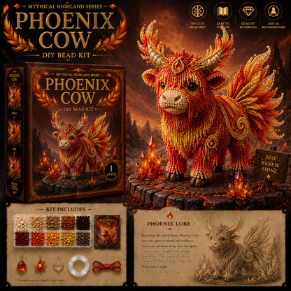 🔥Last Day BUY 3 GET 1 FREE🐮 Mythical Highland DIY Bead Kit Collection