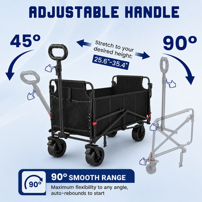 Heavy-Duty Folding Wagon — Make Every Trip Easier