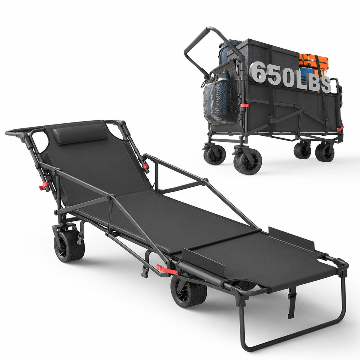 Heavy-Duty Folding Wagon — Make Every Trip Easier
