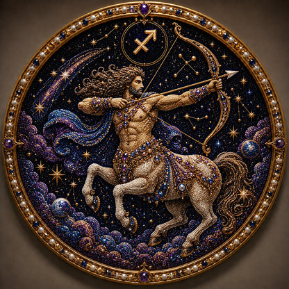 🔥 LAST DAY 49% OFF – ✨ Premium 3D Pearl 12 Zodiac Signs Art Kit | Luxury Flocked Canvas with Scratch-Resistant Non-Fading Pearl Beads DIY Handmade Astrology Decor ♈🌙💎