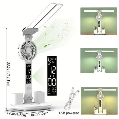 Multifunctional Fan Desk Lamp