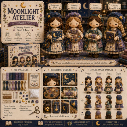 🎁Last Day Buy 2 Save 10%🧵 Tiny Worlds Collection – Patchwork DIY Kit Series