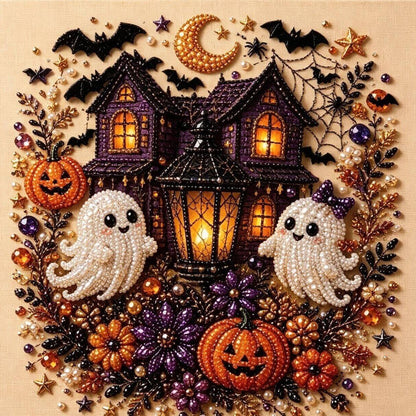 🔥LAST DAY 50% OFF - 🎃Halloween Pearl Diamond Art DIY Kit👻 (No Mess, Beginner)