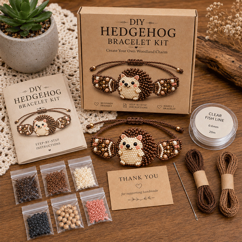 DIY Beaded Bracelet Making Kit 💎✨ – Relaxing Jewelry Craft Set for Beautiful Handmade Bracelets