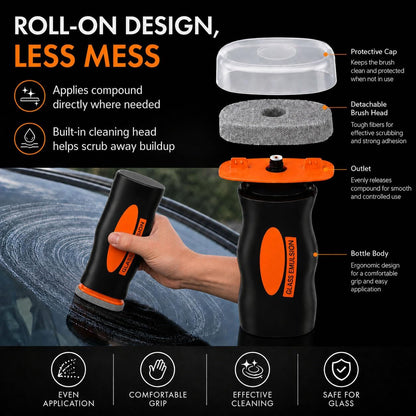 Pro-Vision: The HRIOEKAX Roll-On Glass Treatment for Streak-Free Clarity 🌧️🚀