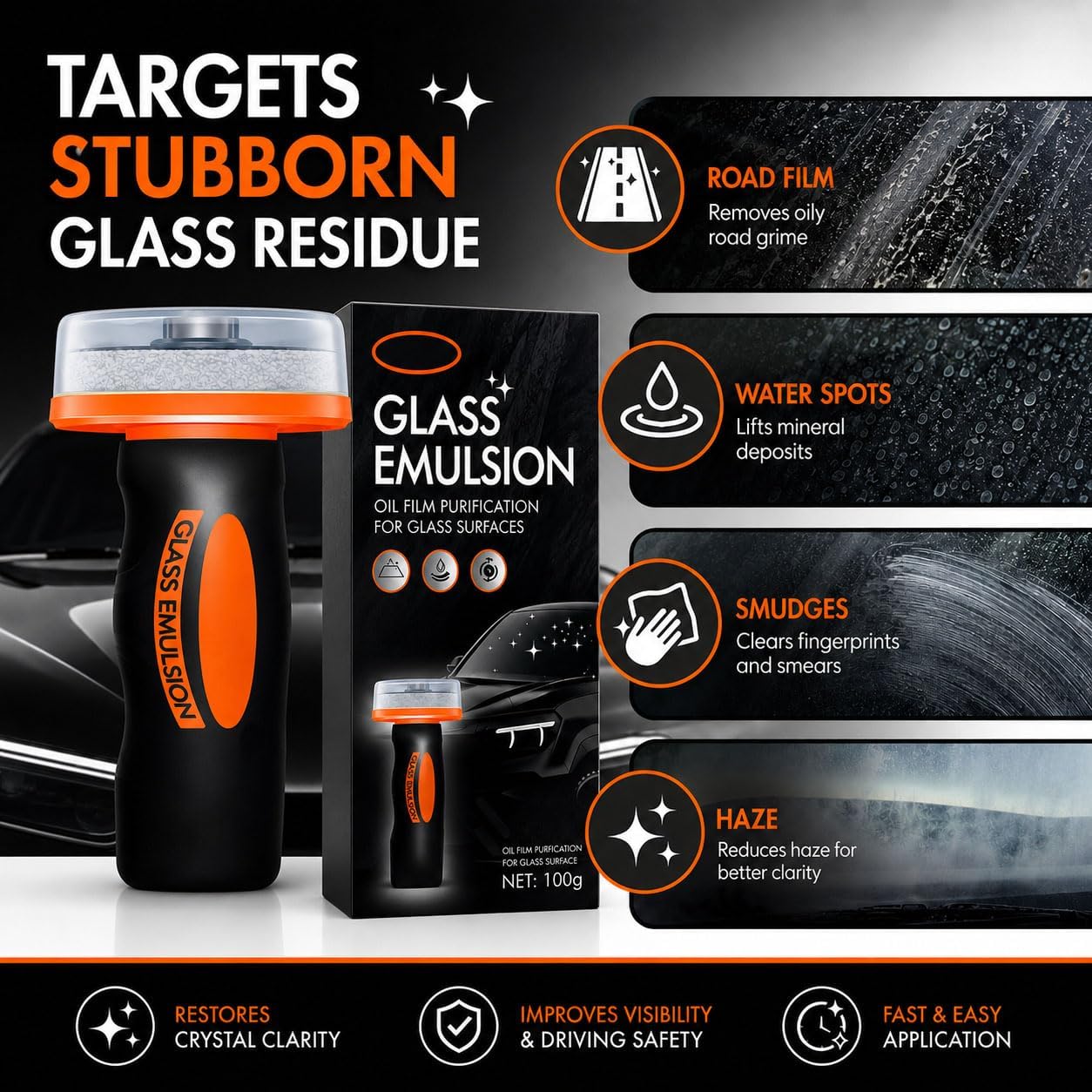 Pro-Vision: The HRIOEKAX Roll-On Glass Treatment for Streak-Free Clarity 🌧️🚀