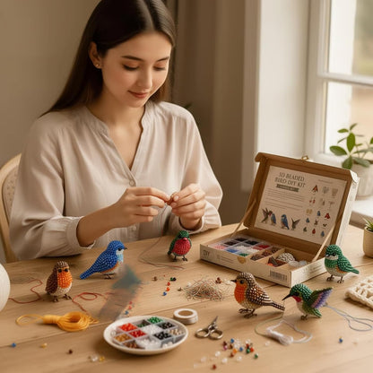 🔥 2026 Mini 3D Beaded Animals DIY Kit - Beginner-Friendly Craft Set