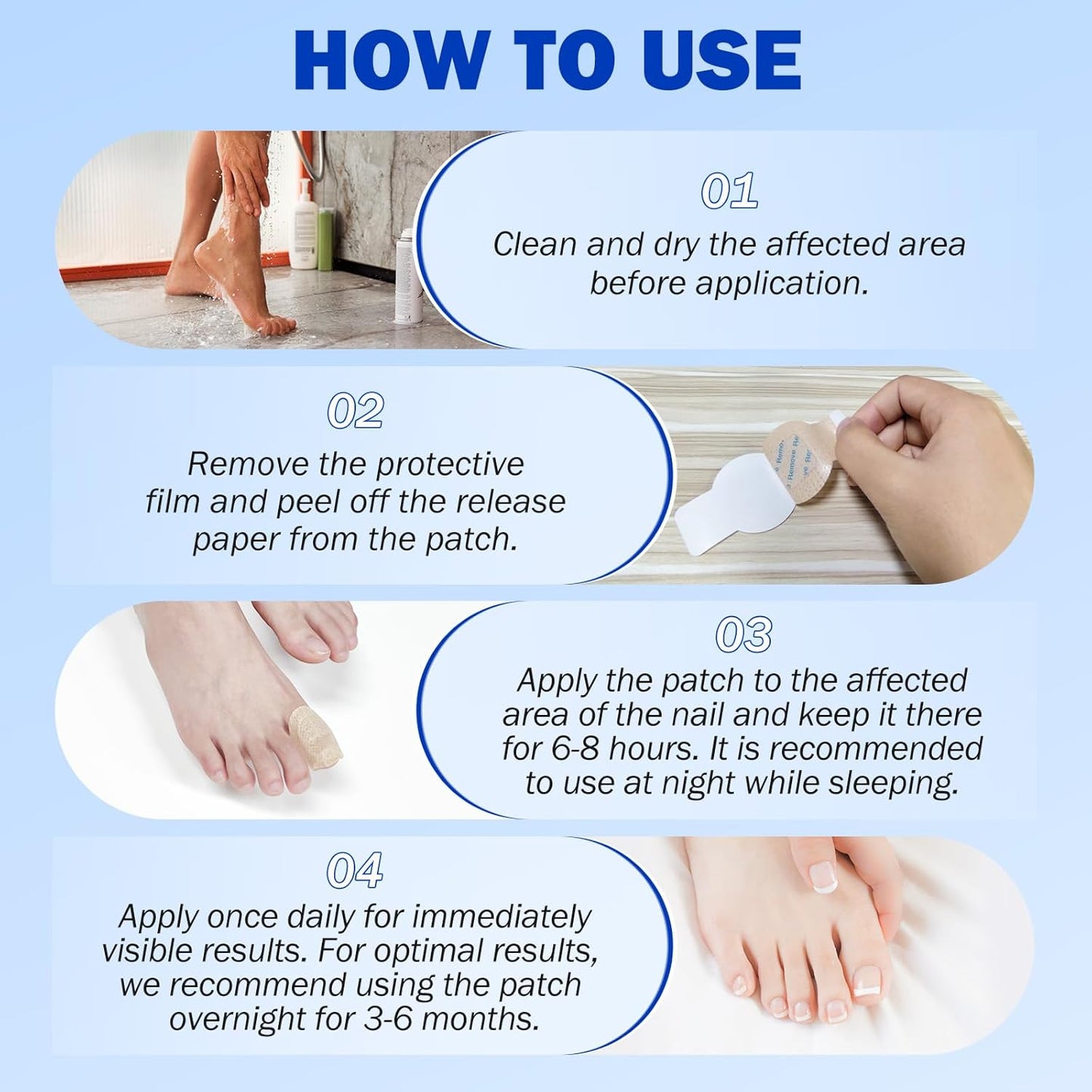 Onychomycosis stickers