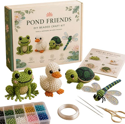 🔥 2026 Mini 3D Beaded Animals DIY Kit - Beginner-Friendly Craft Set