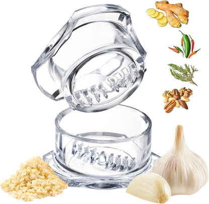 Effortless Prep: Multi-Functional Manual Garlic & Herb Twister Mincer 🧄✨