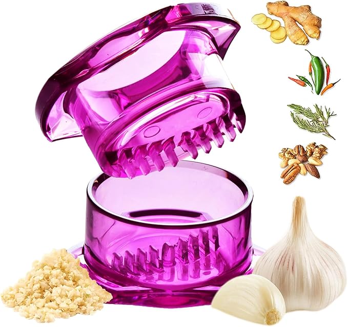 Effortless Prep: Multi-Functional Manual Garlic & Herb Twister Mincer 🧄✨