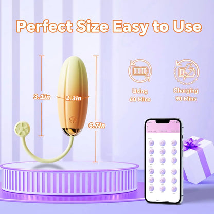 App Controlled Mini Vibrating Egg - Wearable G-Spot & Clit Vibrator
