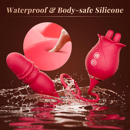🔥Two new products will be launched in 2026 Rose Clit Licking Vibrator featuring 7 tapping vibration