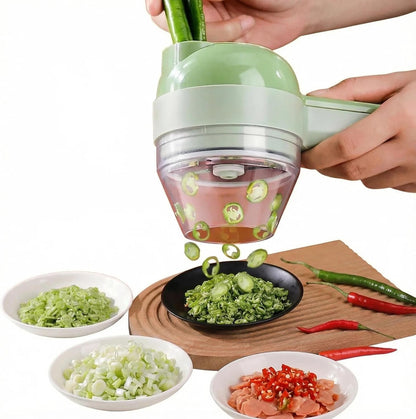 Prep Faster, Cook Smarter: 5-in-1 Handheld Electric Chopper for Garlic, Veggies & More 🥦💎