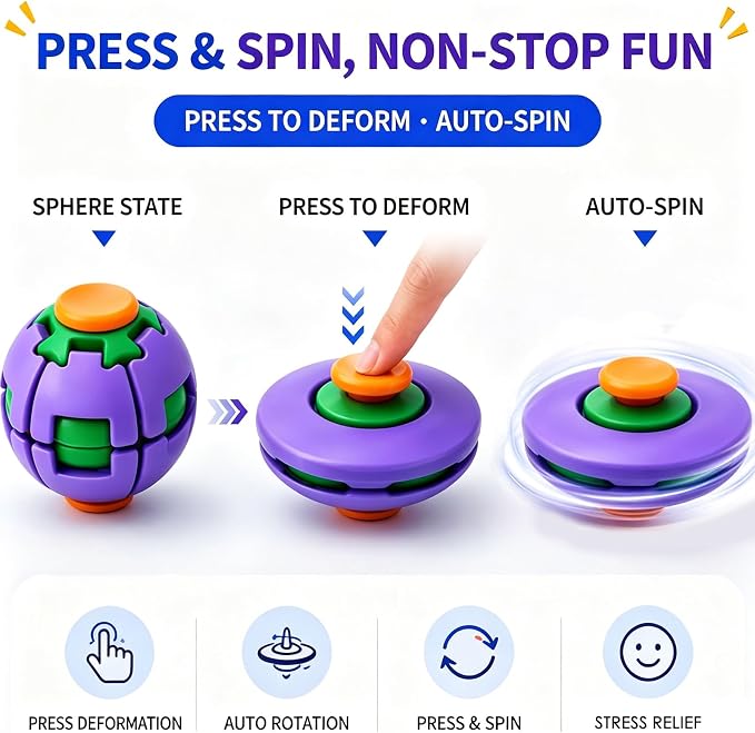 Cool Gadget Alert: The Ultimate 3D Printed Kinetic Mechanical Fidget Spinner ⚙️😎