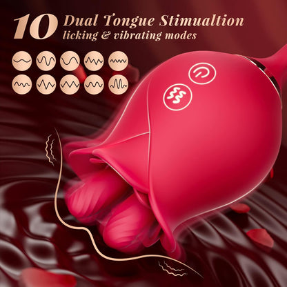 🔥Two new products will be launched in 2026 Rose Clit Licking Vibrator featuring 7 tapping vibration