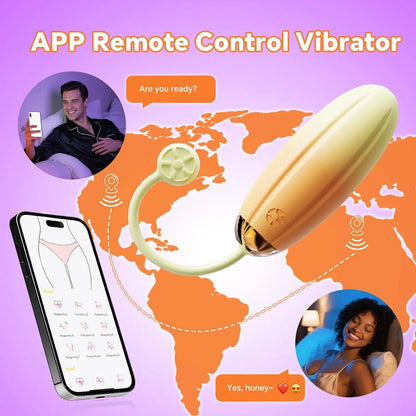 App Controlled Mini Vibrating Egg - Wearable G-Spot & Clit Vibrator