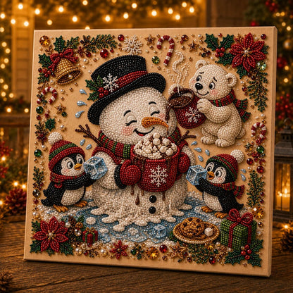 🎄 LAST DAY 49% OFF🧘 Relaxing & Beginner-Friendly🎄 Premium 3D Pearl Christmas Art Kit – ✨Relaxing DIY Craft to Create Stunning Christmas Artwork