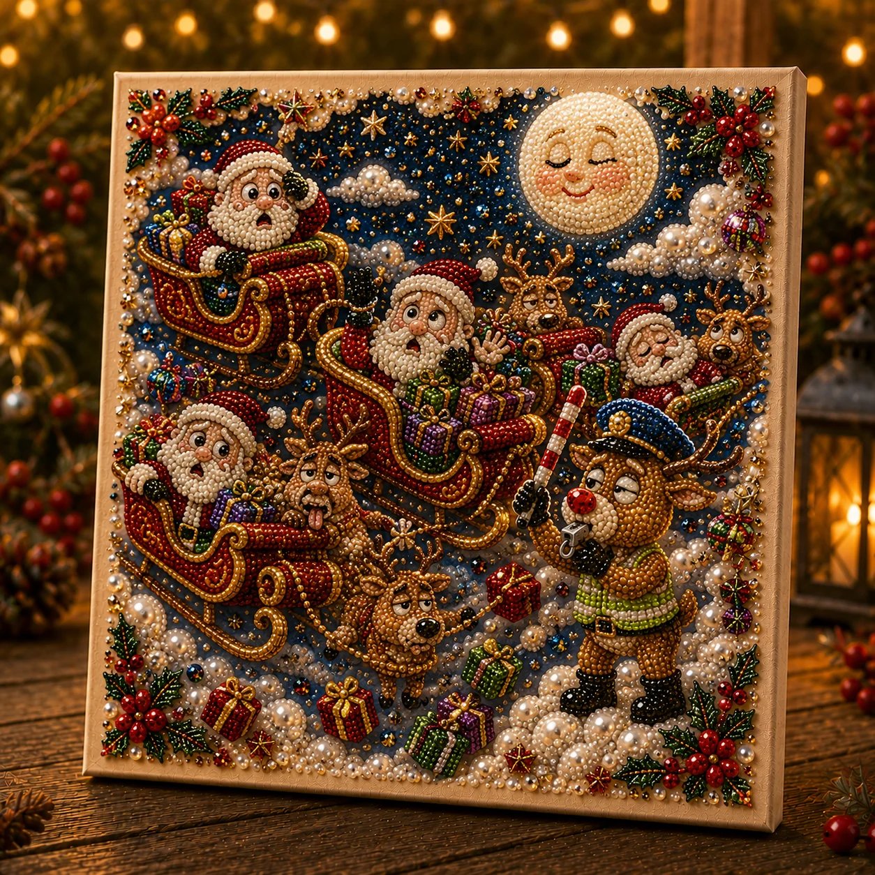 🎄 LAST DAY 49% OFF🧘 Relaxing & Beginner-Friendly🎄 Premium 3D Pearl Christmas Art Kit – ✨Relaxing DIY Craft to Create Stunning Christmas Artwork