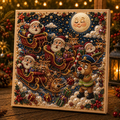 🎄 LAST DAY 49% OFF🧘 Relaxing & Beginner-Friendly🎄 Premium 3D Pearl Christmas Art Kit – ✨Relaxing DIY Craft to Create Stunning Christmas Artwork