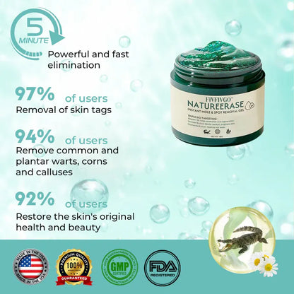 ✅ Official Store: FivfivgoTM NatureErase Instant Mole & Spot Removal Gel