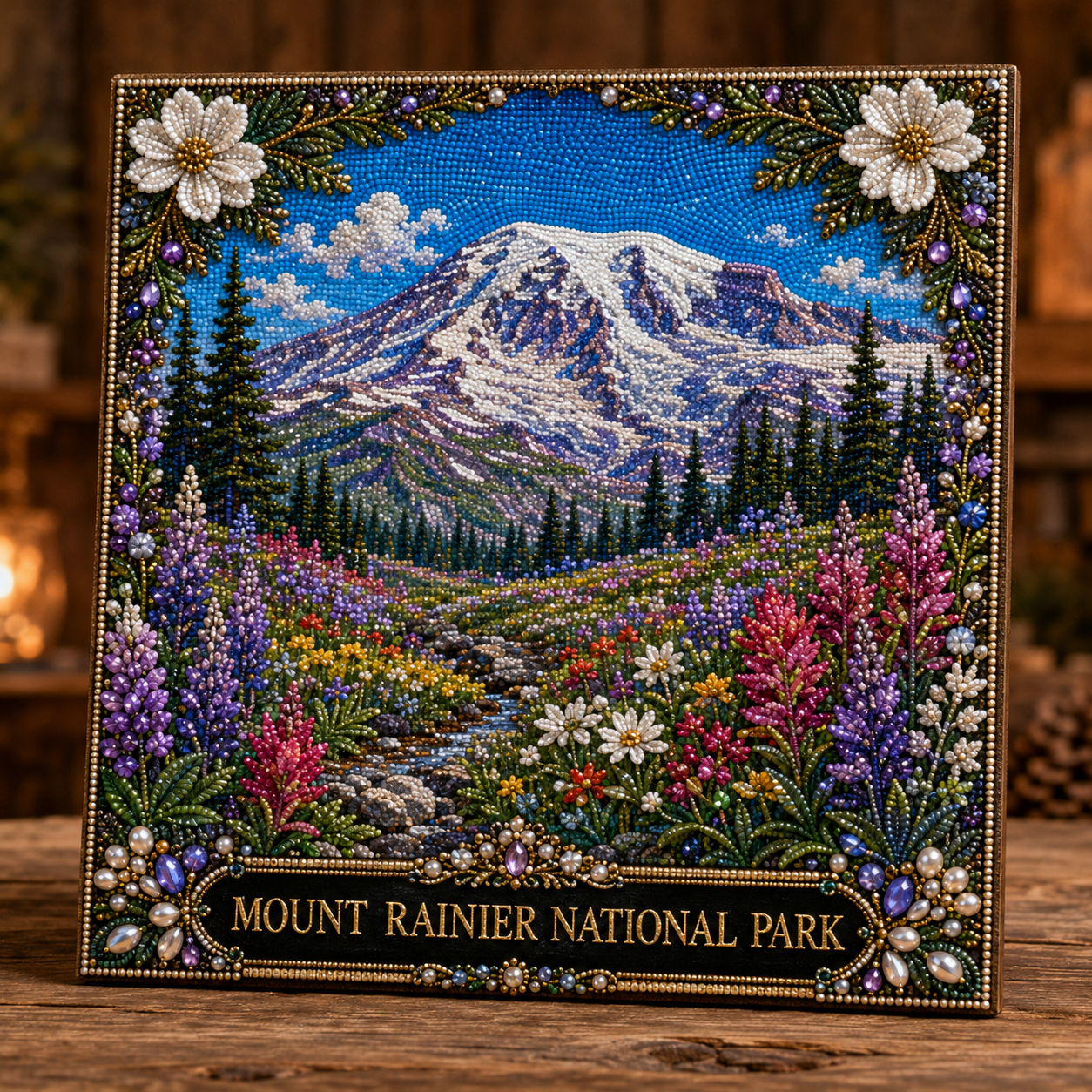 America’s National Parks Pearl Art Kit 🏞️✨ – DIY Beaded Landscape Wall Art