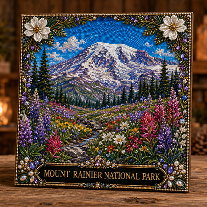 America’s National Parks Pearl Art Kit 🏞️✨ – DIY Beaded Landscape Wall Art