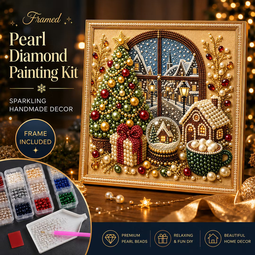 DIY Framed Christmas Pearl Art Kit