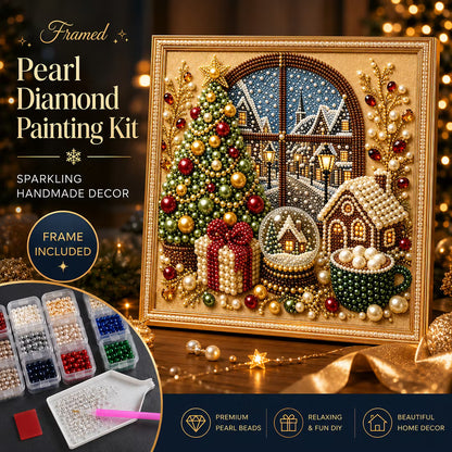 DIY Framed Christmas Pearl Art Kit