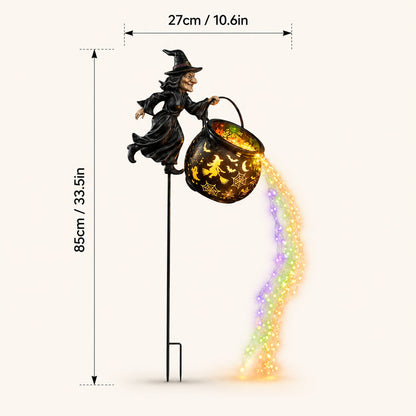 🔥Limited-time offer: 40% off 🔥Halloween Witch Cauldron Garden Lights