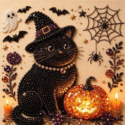 🔥LAST DAY 50% OFF - 🎃Halloween Pearl Diamond Art DIY Kit👻 (No Mess, Beginner)