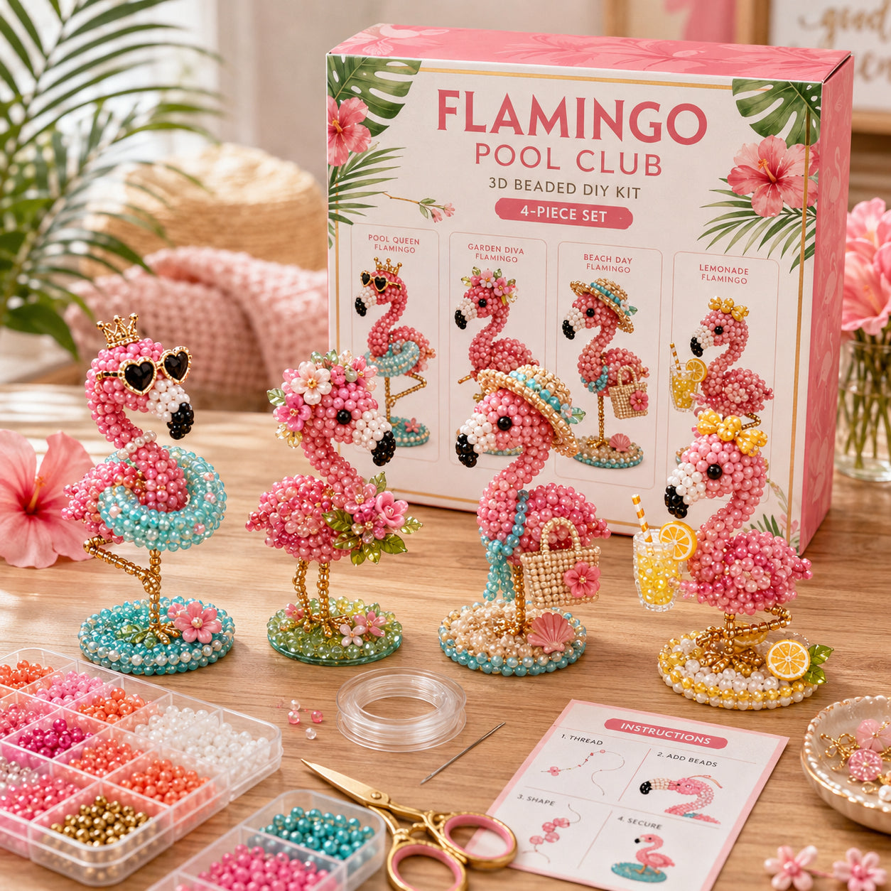 🧵✨ Creative Beaded Mini World 3D DIY Kit Collection