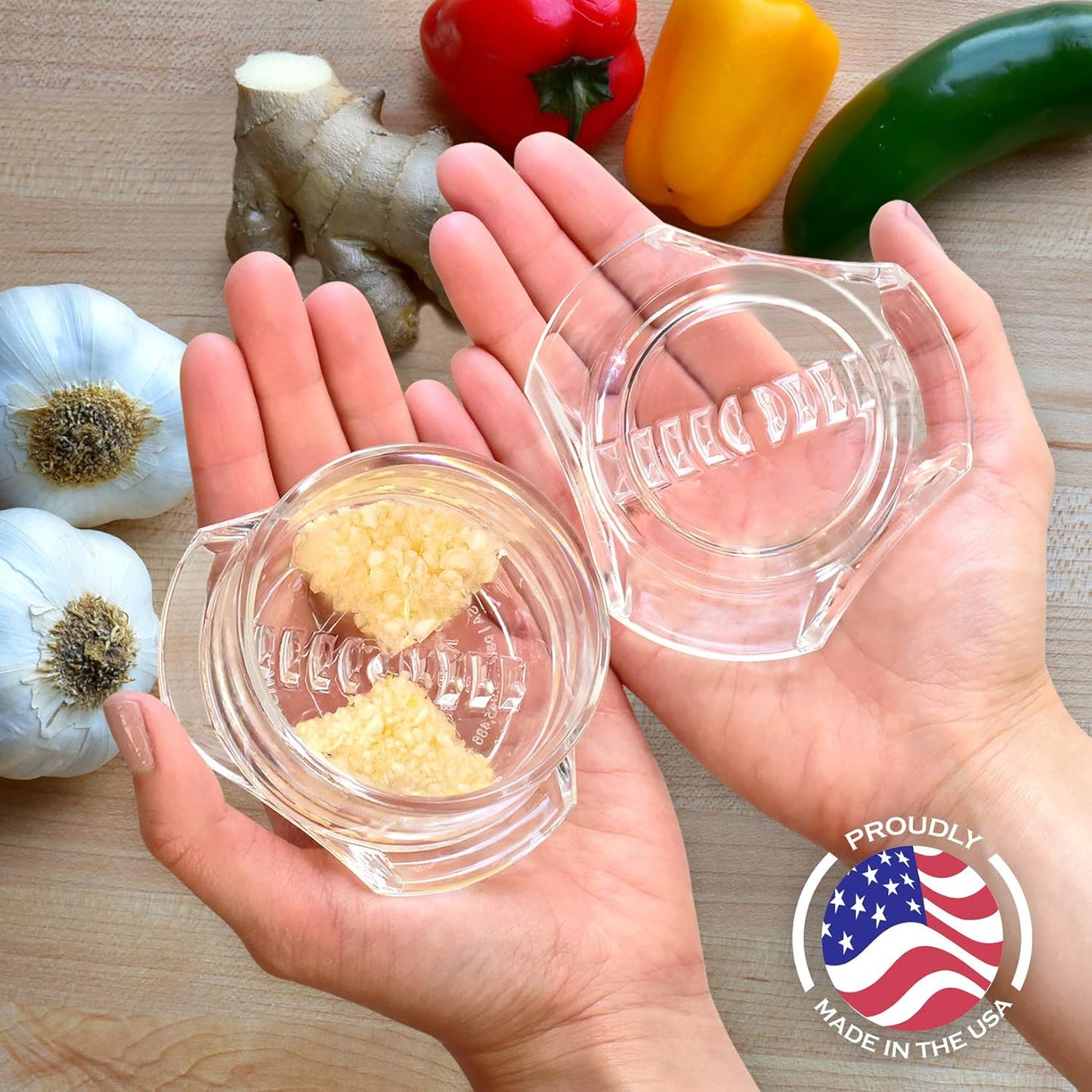 Effortless Prep: Multi-Functional Manual Garlic & Herb Twister Mincer 🧄✨