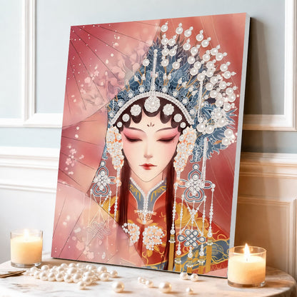 DIY Self-Adhesive Pearl Canvas Art for Elegant Wall Decor