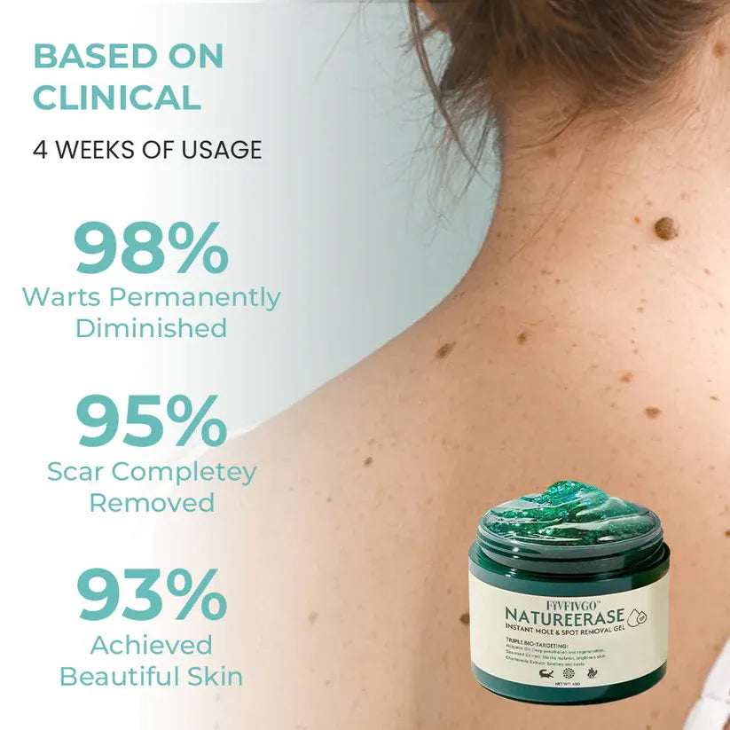 ✅ Official Store: FivfivgoTM NatureErase Instant Mole & Spot Removal Gel