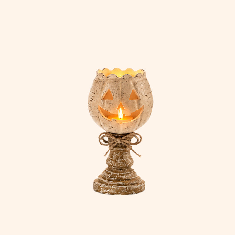 🕯️ Create the coziest autumn atmosphere in your home: Pumpkin Candlestick 🎃