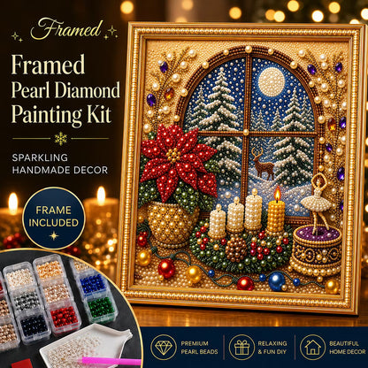 DIY Framed Christmas Pearl Art Kit