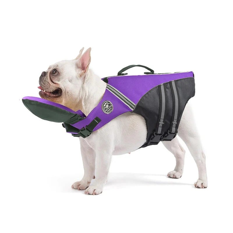 Safety Dog Life Vest with Detachable Chin Support