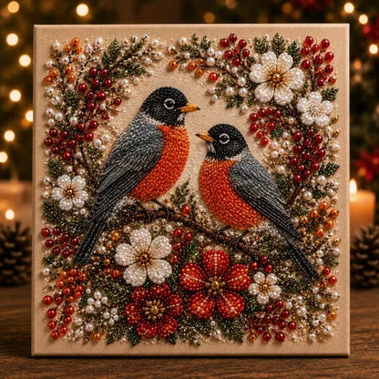 📈🔥2026 Top Picks🐦 Cardinal Winter Pearl Art DIY Kit