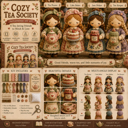 🎁Last Day Buy 2 Save 10%🧵 Tiny Worlds Collection – Patchwork DIY Kit Series
