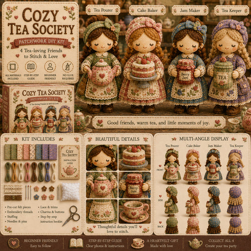 🎁Last Day Buy 2 Save 10%🧵 Tiny Worlds Collection – Patchwork DIY Kit Series