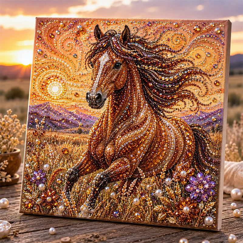 🔥 Last Day 49% OFF - Highland Cow Pearl Art DIY Kit – Relaxing DIY Craft to Create Stunning Coastal Artwork (📦Buy 2 Free Shipping)