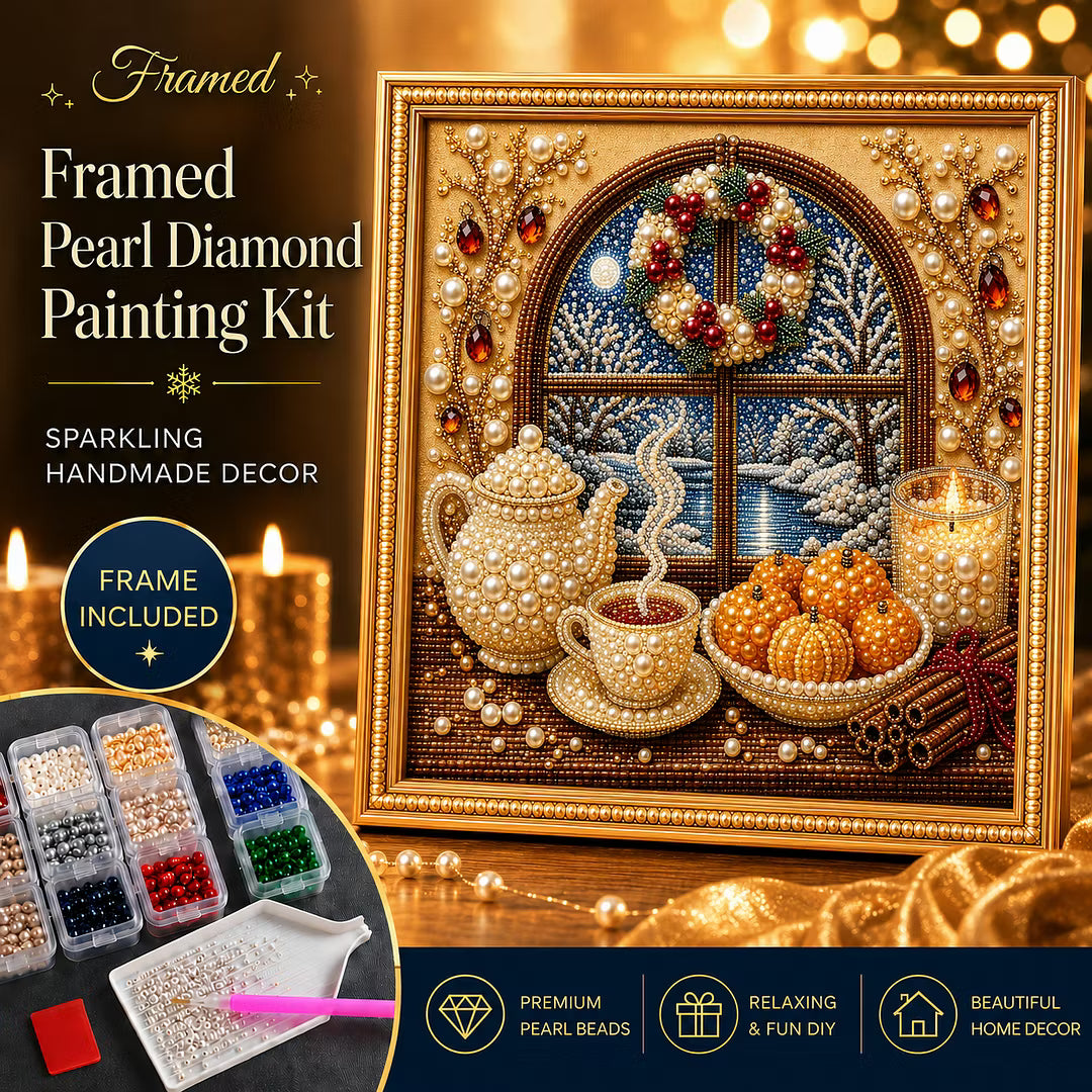 DIY Framed Christmas Pearl Art Kit