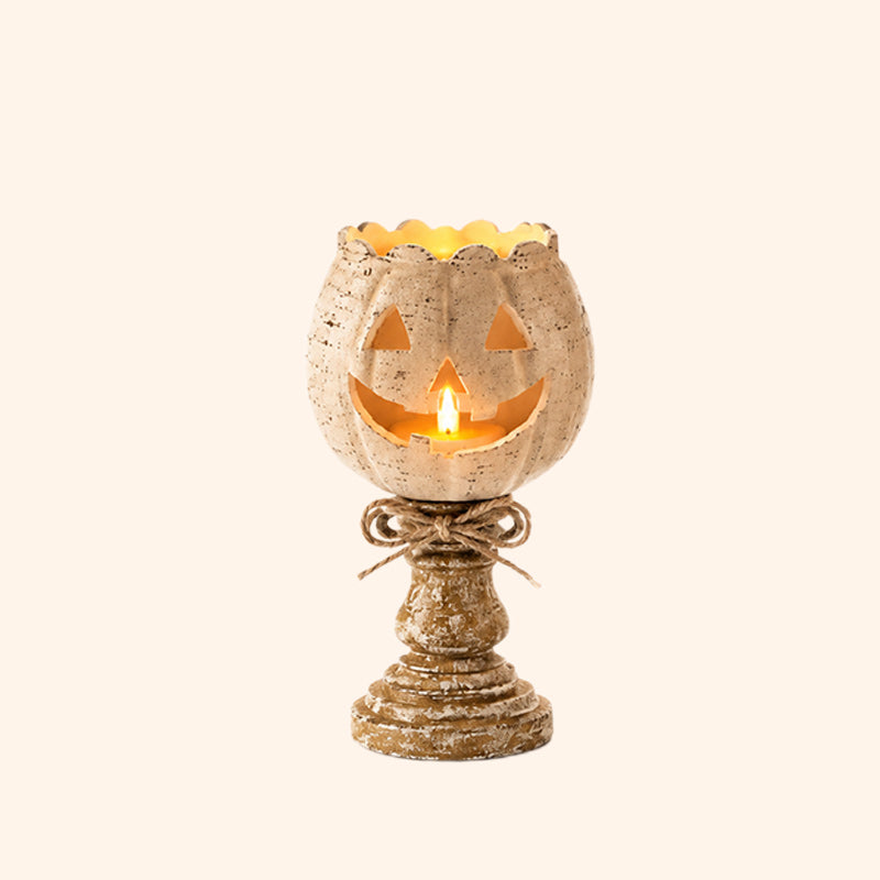 🕯️ Create the coziest autumn atmosphere in your home: Pumpkin Candlestick 🎃