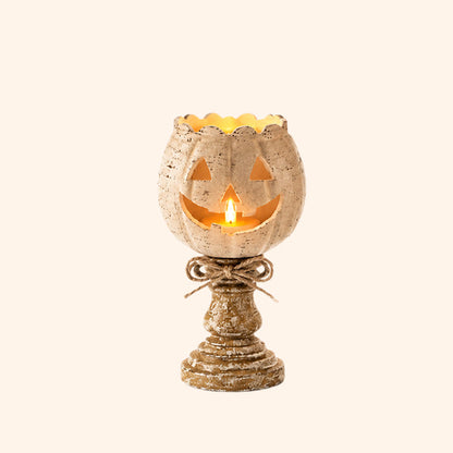 🕯️ Create the coziest autumn atmosphere in your home: Pumpkin Candlestick 🎃