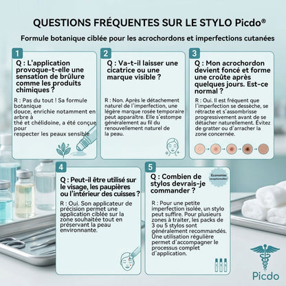 Boutique officielle de la marque (Belgique) |✏️𝐏i𝐜𝐝o® 7 Jours Effaceur de taches et d’excroissances cutanées(Zéro douleur, zéro cicatrice – Roller)