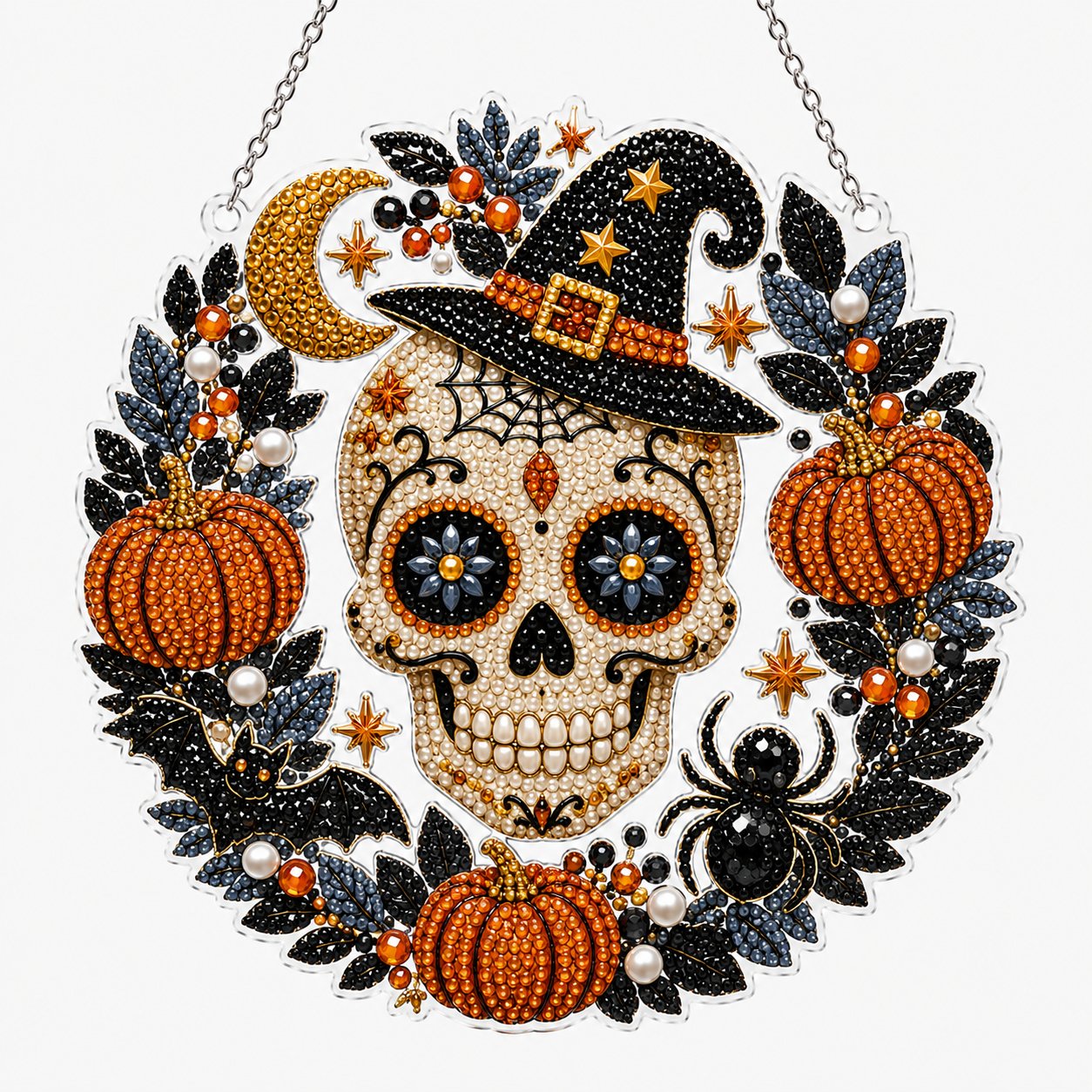 🔥LAST DAY 50% OFF - 👻✨ DIY Spooky Hanging Ornament Kit | Cute Handmade Decor for Holidays, Parties & Home Displays