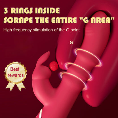⚡ New In 2026! Experience the magic of 7 unique slapping vibration modes + 5 realistic licking & sucking levels. Luxury G-spot & Clitoris stimulator. 💖