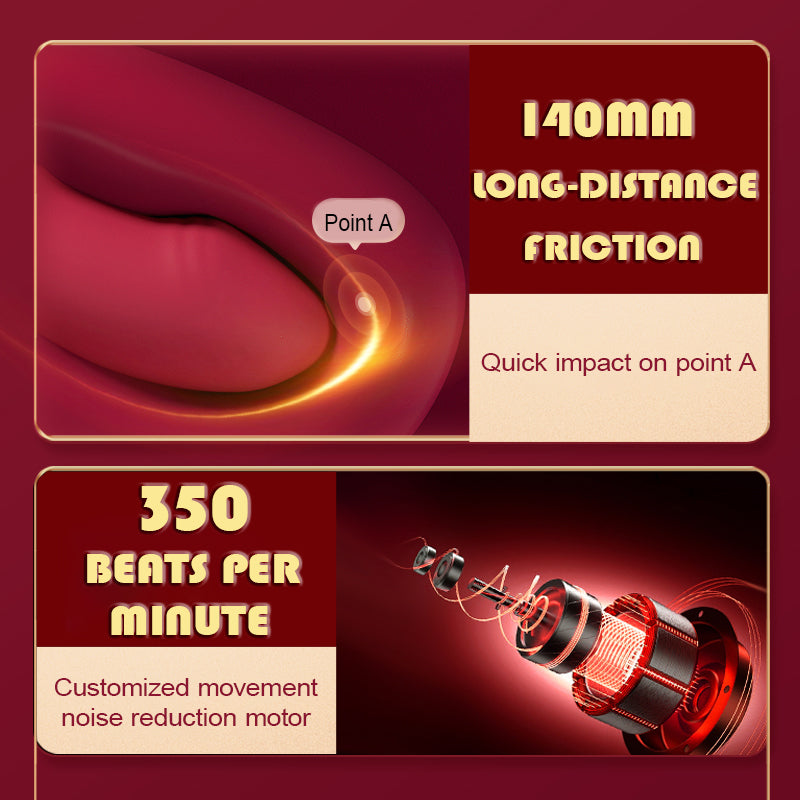 ⚡ New In 2026! Experience the magic of 7 unique slapping vibration modes + 5 realistic licking & sucking levels. Luxury G-spot & Clitoris stimulator. 💖